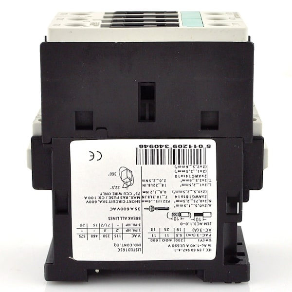 Brah Electric , Replacement 25A 600V 3P with 24VAC Closing Coil for Sirius Contactor 3RT1026-1AB01 - B3RT1026-1AB01