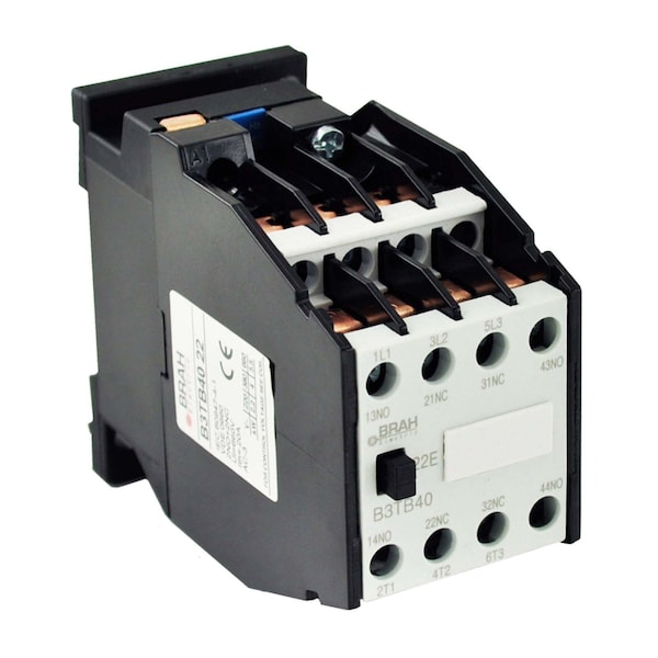 Brah Electric , Direct Replacement 9A 600V 3P with 110/120VAC Closing Coil for World Series Contactor 3TB40 - B3TB40