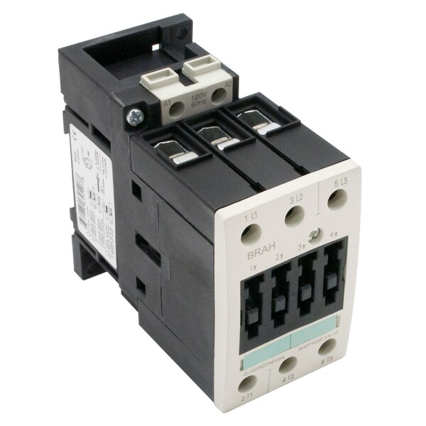 Brah Electric , Replacement 32A 600V 3P with 24VAC Closing Coil for Sirius Contactor 3RT1034-1AC21 - B3RT1034-1AC21