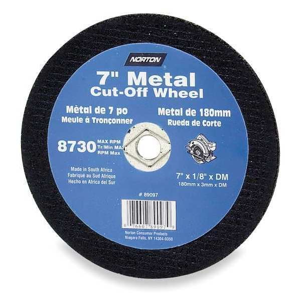 Disco de corte Norton Abrasives, Norton Metal, 7"x.125"x5/8" - 07660789005