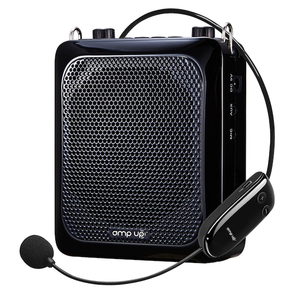 Hamiltonbuhl Amp-Up Personal UHF Voice Amplifier with Wireless Microphone - PA-25W