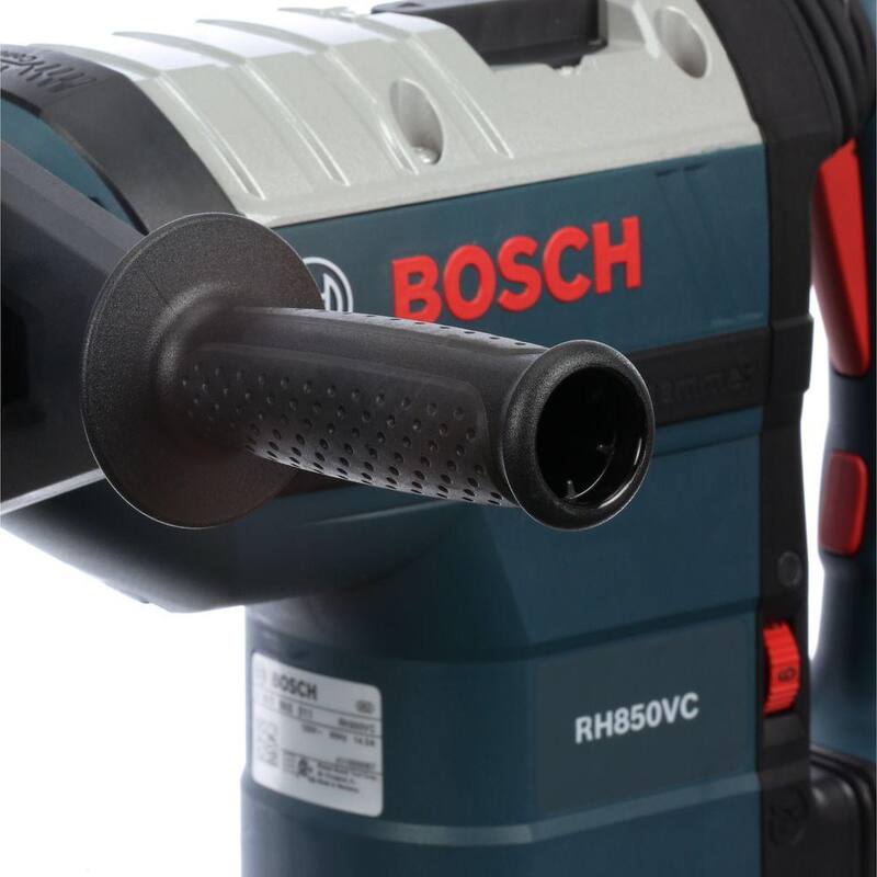 Bosch Taladro Rotativo de Martillo SDS-max con Cable de 13.5 Amperes y 1-7/8 pulgadas de Concreto/Mampostería con Estuche de Transporte - RH850VC