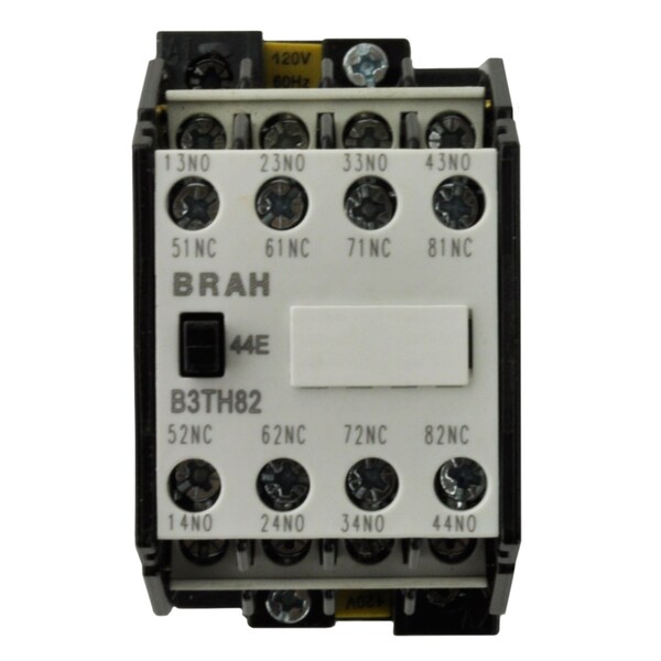 Brah Electric , Direct Replacement 16A 600V 4P with 120VAC Closing Coil for World Series Contactor 3TH82 - B3TH82