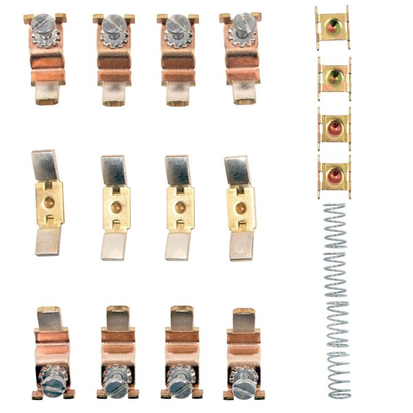 Brah Electric , Direct Replacement 4P 18A NEMA Size 00, 0 Class 9998 Contact Kit 9998SL-12 - B9998SL-12