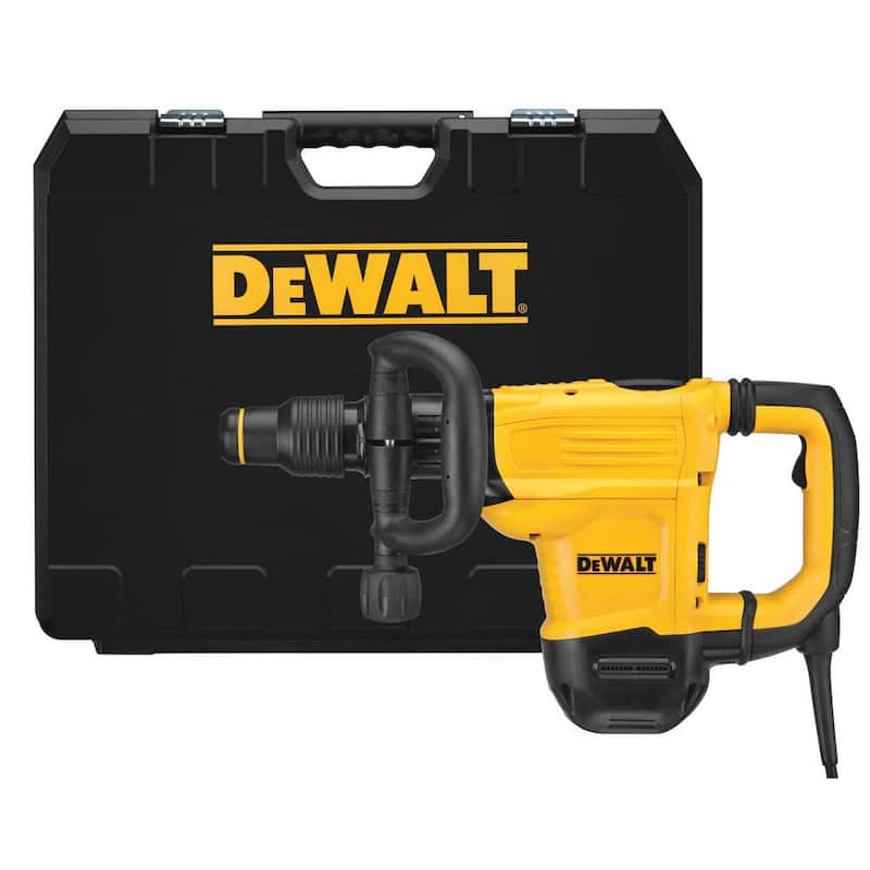 Martillo picador DEWALT de 14 amperes y 3/4 de pulgada SDS MAX de 16 libras con mango tipo asa y estuche - D25832K