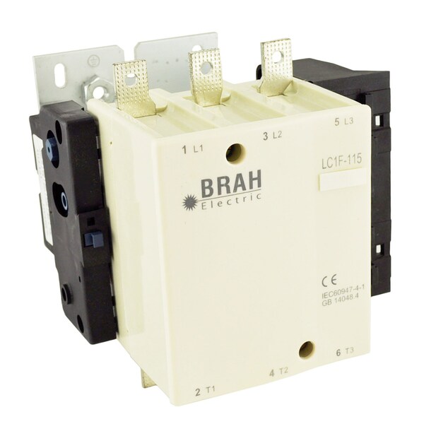 Brah Electric , Direct Replacement 200A 600V 3P with 120VAC Closing Coil for TeSys F Contactor LC1F115 - BLC1F115
