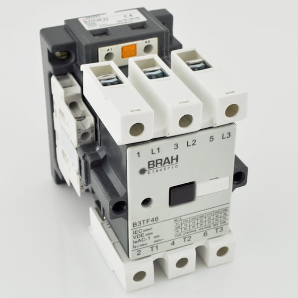 Brah Electric , Replacement 45A 600V 3P with 480VAC Coil for World Series Contactor 3TF4622-0AV0 - B3TF4622-0AV0