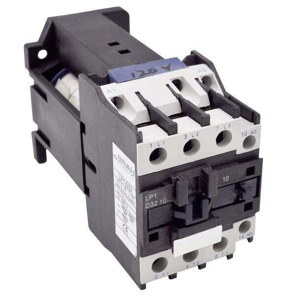 Brah Electric , Direct Replacement 50A 600V 3P with 24VDC Closing Coil for TeSys D Contactor LP1D3210BD - BLP1D3210BD