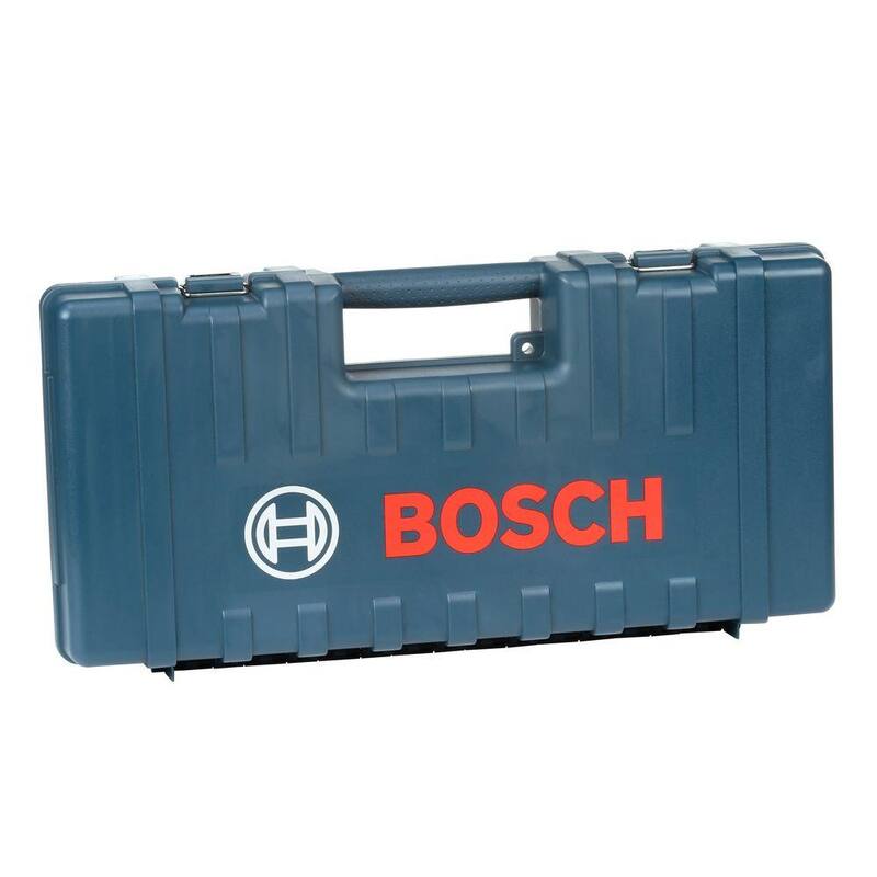 Martillo rotativo Bosch Bulldog Xtreme de 8 amperes y 1 pulgada con velocidad variable con cable SDS-Plus y taladro con martillo de concreto, con amoladora angular de 4-1/2 pulgadas gratis - 11255VSRGWS8-45