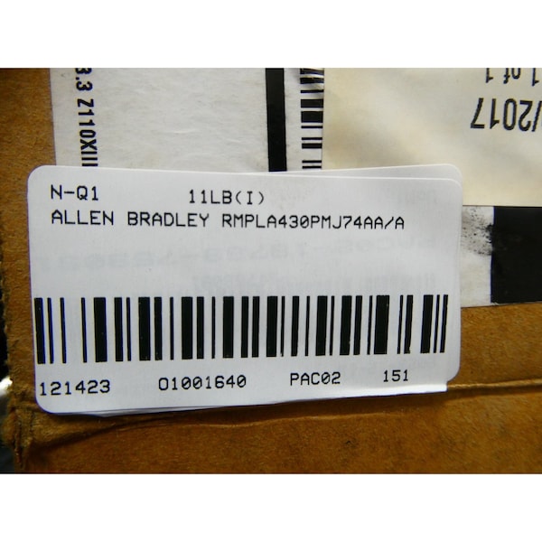 Allen Bradley 3PH 3HP 5000RPM 5.99NM 230V-AC SERVO MOTOR - MPL-A430P-MJ74AA