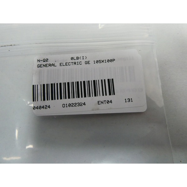 Ge AUXILIARY CONTACT KIT CONTACTOR PARTS AND ACCESSORY - 105X100P