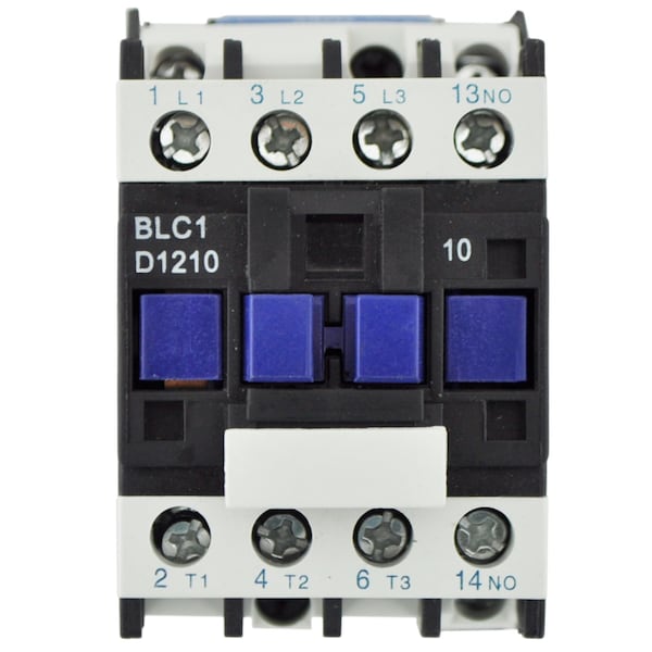 Brah Electric , Direct Replacement 25A 600V 3P with 110/120VAC Closing Coil for TeSys D Contactor LC1D12 - BLC1D12