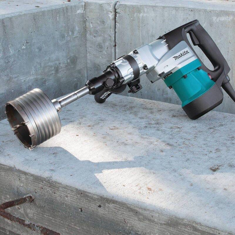 Makita 12 Amperios 1-9/16 pulg. Taladro percutor rotativo de hormigón/mampostería con mango lateral tipo D y estuche resistente - HR4041C