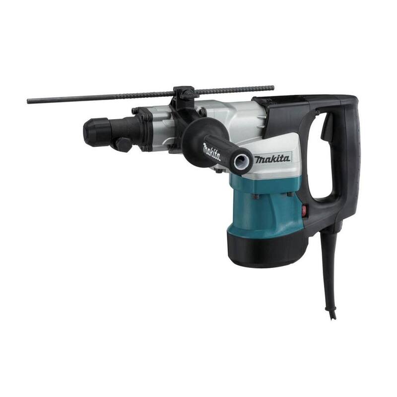 Makita 12 Amperios 1-9/16 pulg. Taladro percutor rotativo de hormigón/mampostería con mango lateral tipo D y estuche resistente - HR4041C