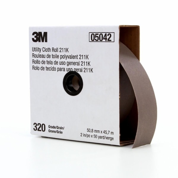 Paño utilitario de 3M, 1-1/2" x 50 yd., 320 J - 60090002217
