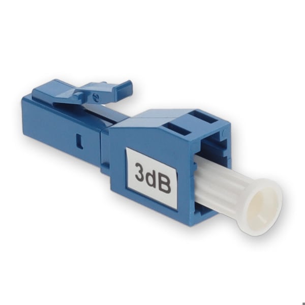 Add-On 3DB FIXED LC MALE TO LC FEMALE OS1 SMF SIMPLEX FIBER ATTENUATO - ADD-ATTNS-LCPC-3DB