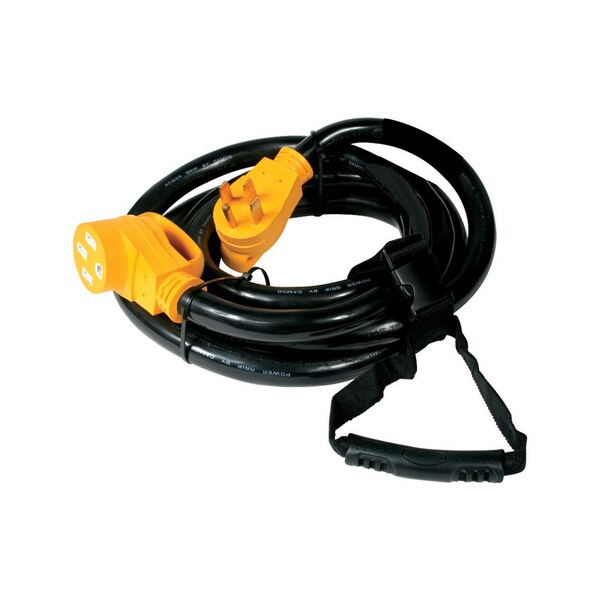 Camco Camco Power Grip 15 ft. 50 amps RV Extension Cord 1 pk - 55194