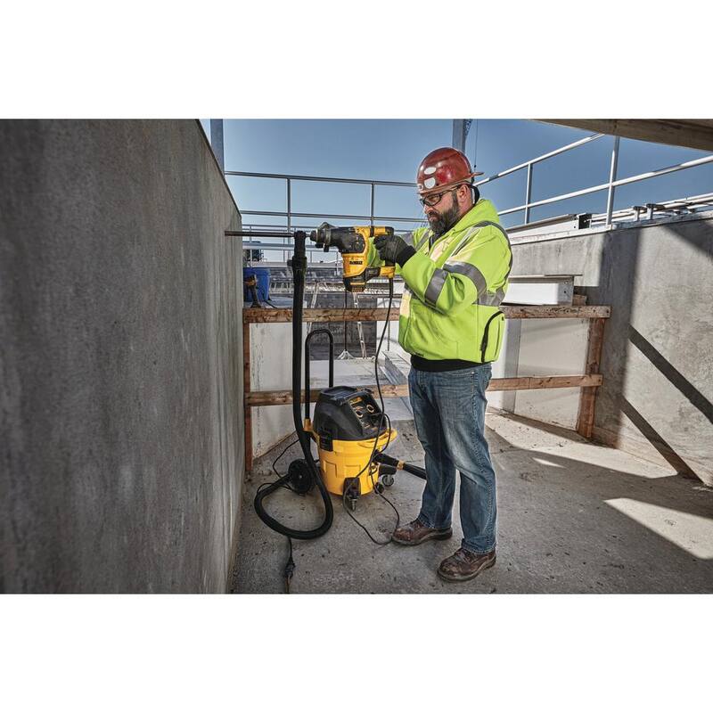 Martillo rotativo DEWALT con cable de 8.5 amperes y 1-1/8 pulgadas SDS-Plus - D25333K