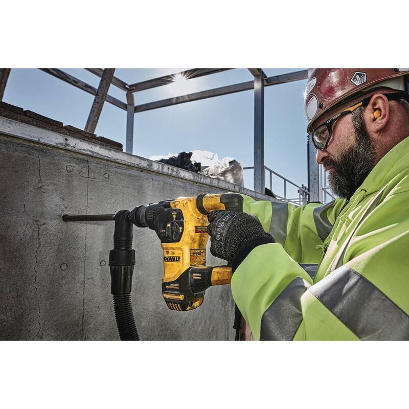 Martillo rotativo DEWALT con cable de 8.5 amperes y 1-1/8 pulgadas SDS-Plus - D25333K