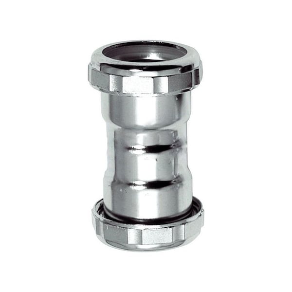 American Imaginations 1.25 in. x 1.25 in. Round Slip Joint Connector in Modern Style - AI-38380