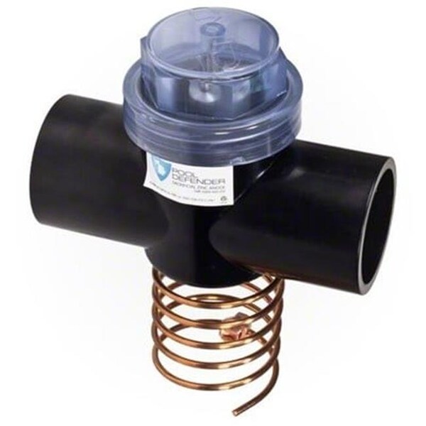 Custom Molded Products Custom Moulded Products 25810400050 2 in. Pool Defender Inline Anode; Black - 25810400050