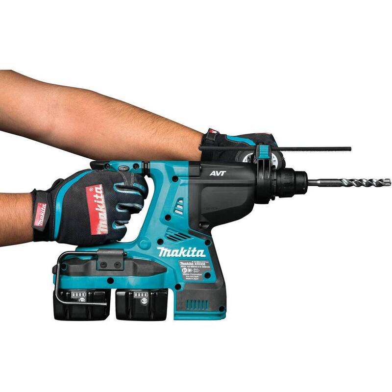 Kit de martillo rotativo inalámbrico sin escobillas de litio Makita 18V X2 LXT 36V 1-1/8 in. 5.0 Ah - XRH08PT