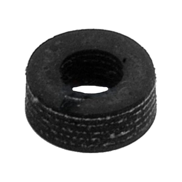 American Imaginations Round Black Laminated Steam Trim Rubber - AI-38057