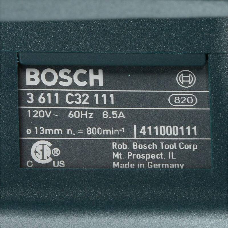 Bosch 8.5 Amp 1-1/4 in. Taladro percutor rotativo de concreto/mampostería con velocidad variable con estuche de transporte - RH432VCQ