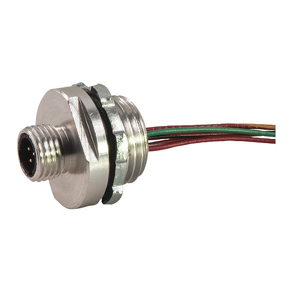 Remke Receptacle Dual Key, M, 4 Pole, 1/2", 18 AWG - 204P0010N