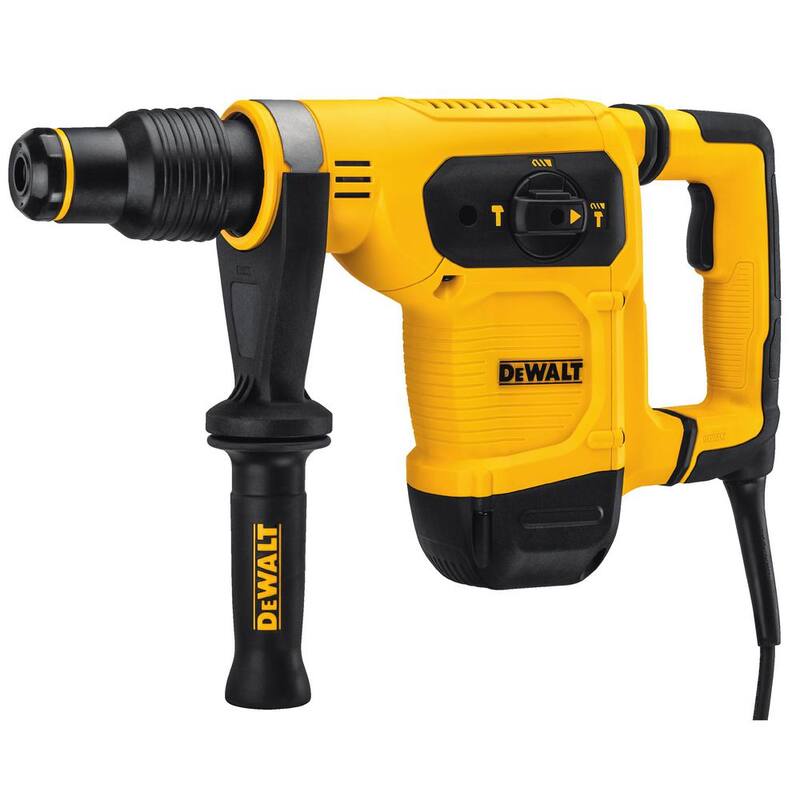 DEWALT 10.5 amperios 1-9/16 pulgadas. SDS-MAX con cable combinado Martillo giratorio de concreto/mampostería con SHOCKS y estuche - D25481K