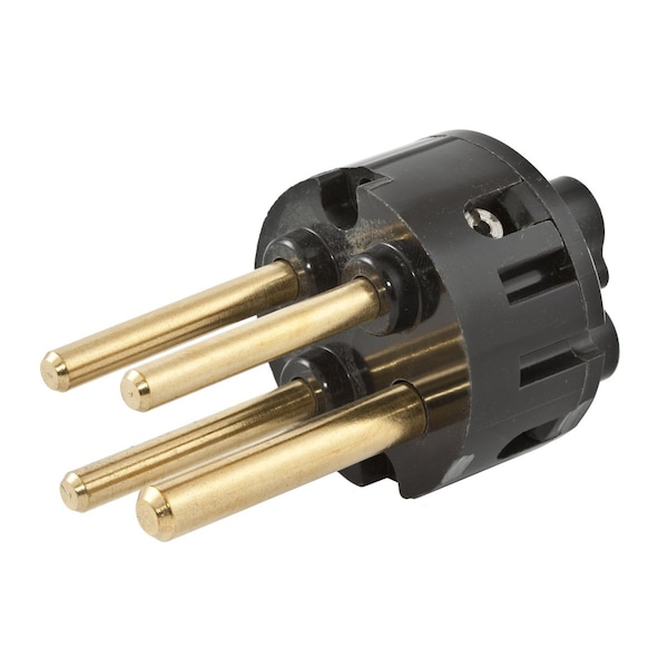Hubbell Wiring Device-Kellems Heavy Duty Products, IEC Pin and Sleeve Devices, Industrial Grade, Male, Replacement Interior, For 60A 3-Wire - IN360AM