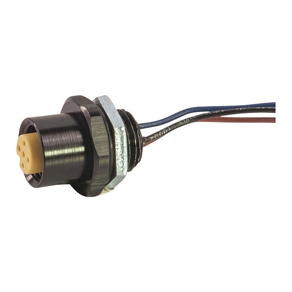 Remke Receptacle, Single Key, Fale, 4 Pole, 1 ft. - 304S0010P9