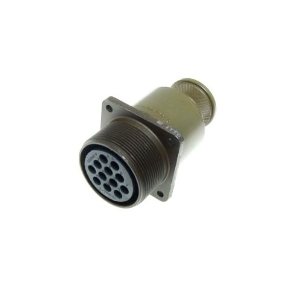 Itt Cannon ER 8C 7#16 1#12 SKT RECP WALL - MS3100F188SW