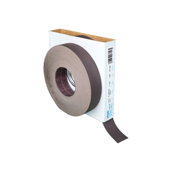Rollo de tienda Pferd de 1-1/2" - Resina/Resina de servicio ligero - Rollo de 50 yardas - Óxido de aluminio - 150 Grit - 47156.
