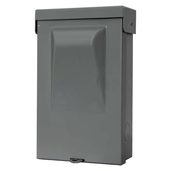 American Imaginations 60 AMP Rectangle Grey Disconnect Switch Stainless Steel - AI-36811
