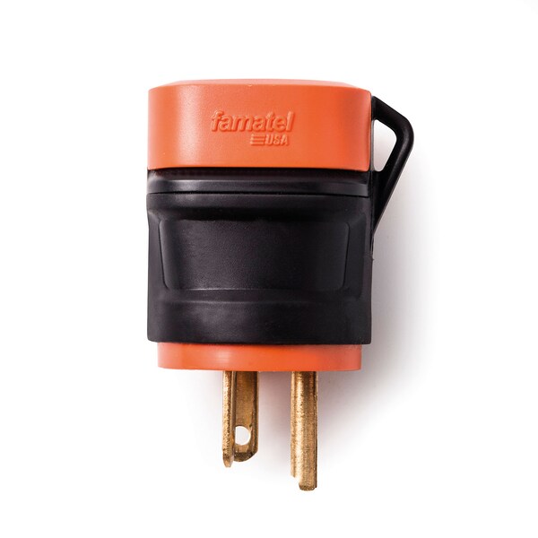 Easylife Tech 20 Amp 125V Grounded Repl Plug Heavy-Duty w/Rubber Grip UL Listed - 0-1120-R