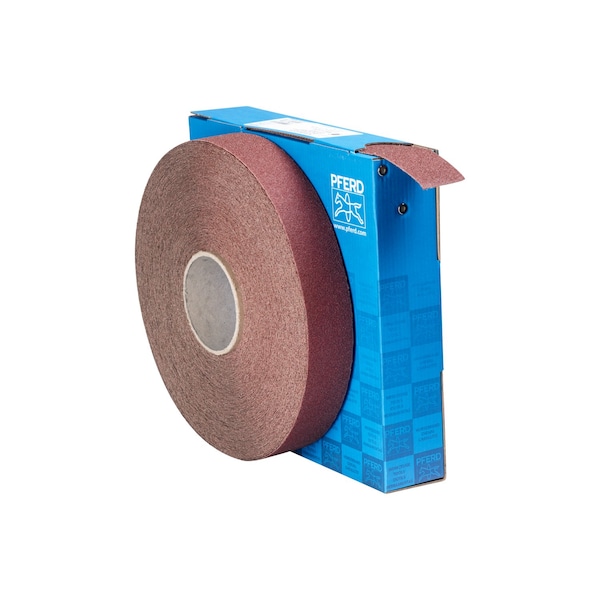 Rollo de Taller de 1-1/2" - Resina/Resina Resistente - Rollo de 50 Yardas - Óxido de Aluminio - 60 Granos - 47166