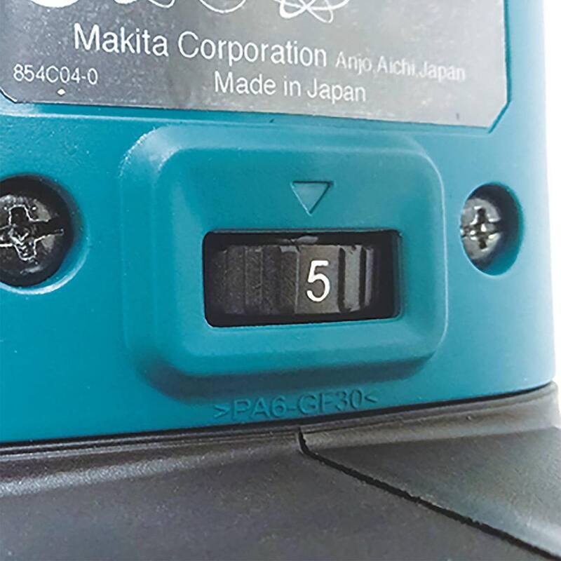 Martillo rotativo inalámbrico Makita 18V 1-9/16 in. 5.0 Ah X2 LXT de iones de litio (36V) sin escobillas AVT, kit con AFT y AWS - XRH07PTUN