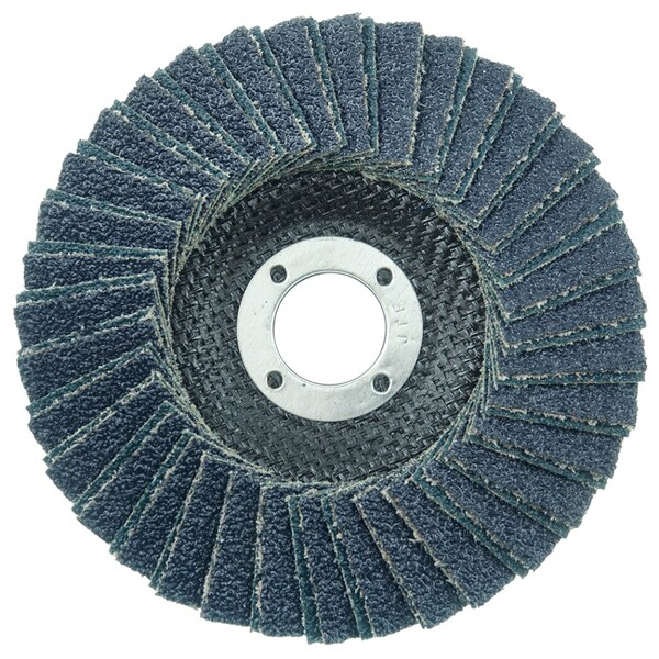 Weiler 5" Tiger X Flap Disc, Conical (TY29), Respaldo Fenólico, 40Z, 7/8" - 51209