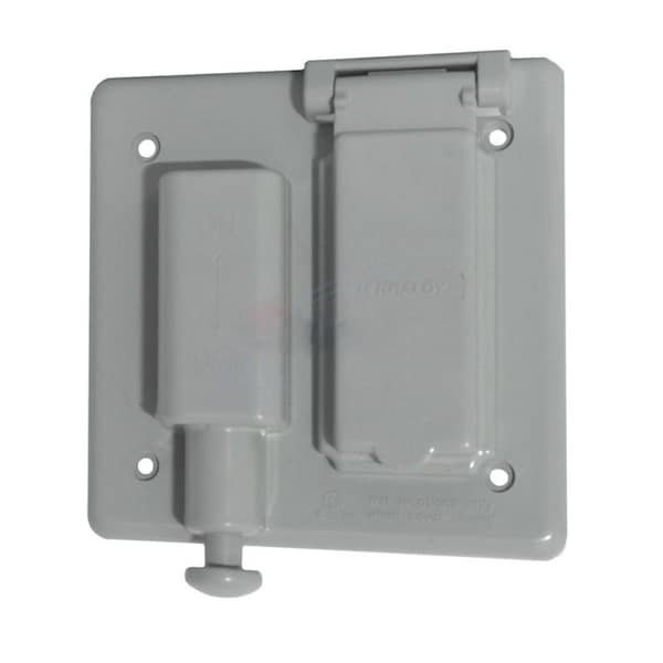 American Imaginations Square Wall Mount GFCI and Switch Cover - AI-36649