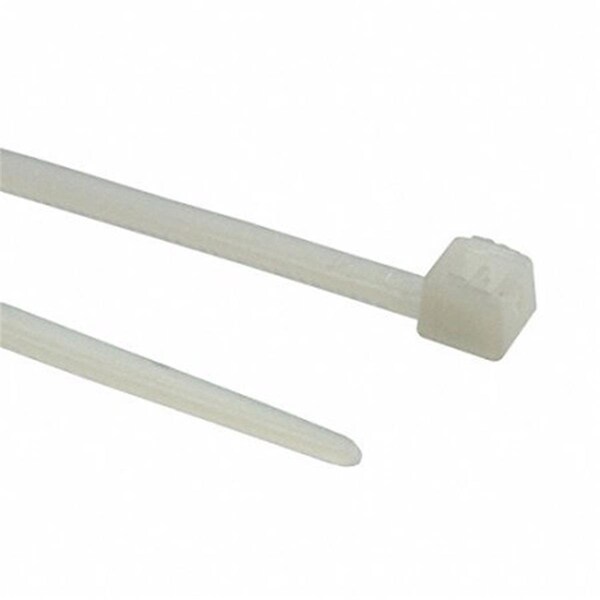 Gizmo Cable Tie, 8-1/2 in L, 2 in Max Bundle Dia., Natural, Nylon 6/6, 18 lb Strength - GI3109877
