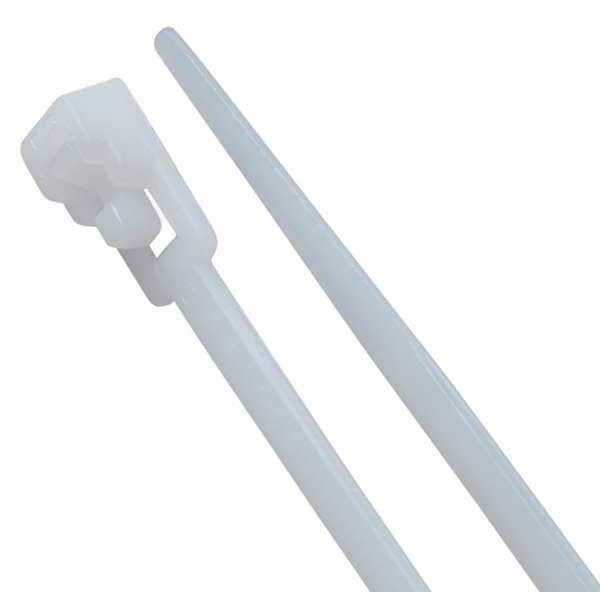 Gardner Bender Cable Tie, 12 in L, Natural, Nylon 6/6, 50 lb Strength, 10 PK - 47-111