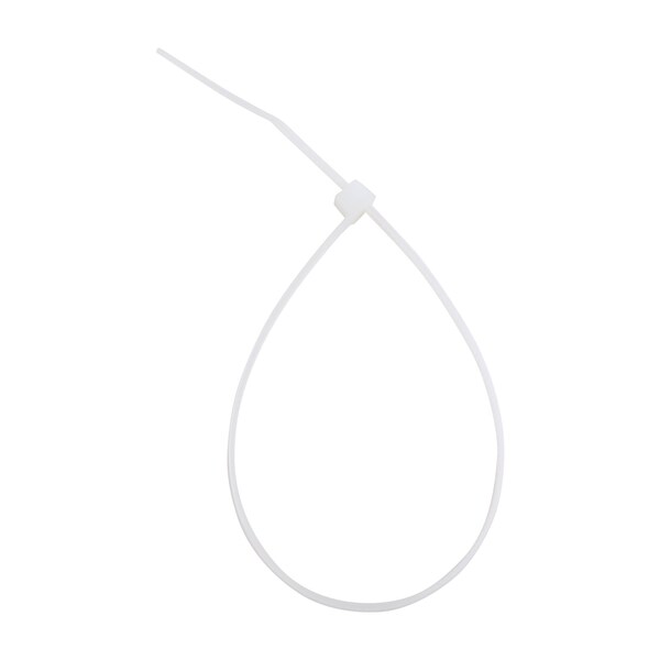 South Main Hardware Cable Tie, 8 in L, Natural, Nylon, 18 lb Strength, 500 PK - 200102
