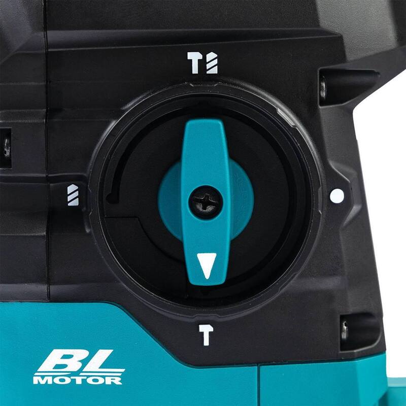 Martillo rotativo inalámbrico sin escobillas Makita 40V max XGT 1-3/16 in, con capacidad AFT y AWS (Herramienta únicamente) - GRH08Z