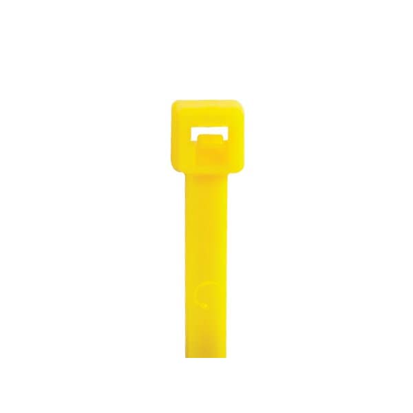 Bsc Preferred Cable Tie, 18 in L, Yellow, Nylon 6/6, 50 lb Strength, 500 PK - BUY00018968