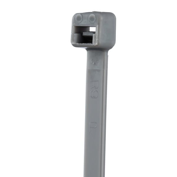 Panduit Cable Tie, 6 in L, 1.38 in Max Bundle Dia., Gray, Nylon 6/6, 40 lb Strength, 1000 PK - PLT1.5I-M8