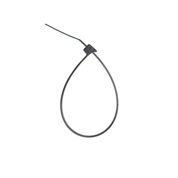 South Main Hardware Cable Tie, 8 in L, Black, 100 PK - 224108