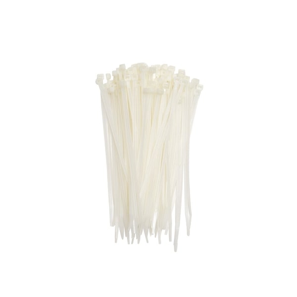 South Main Hardware Cable Tie, 8 in L, Natural, Nylon, 75 lb Strength, 1000 PK - 220141