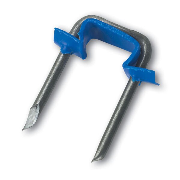 Gardner Bender Metal Staple, 12 in W Crown, Polyethylene, Graphite - MSI-1525T
