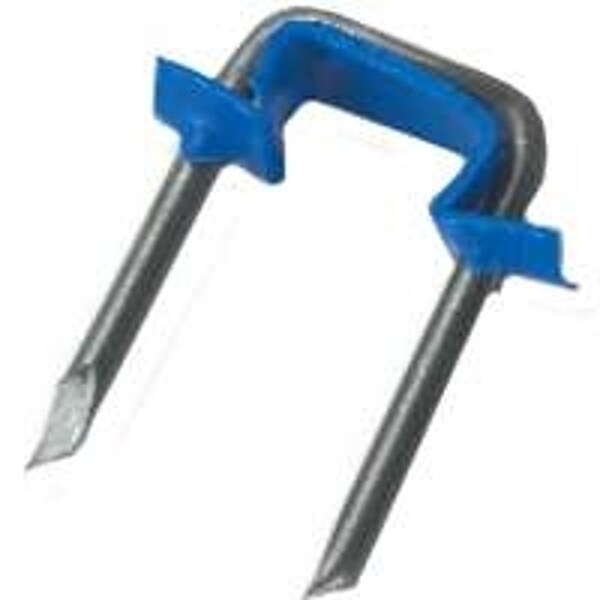 Gardner Bender Metal Staple, 12 in W Crown, Polyethylene, Graphite - MSI-1525T